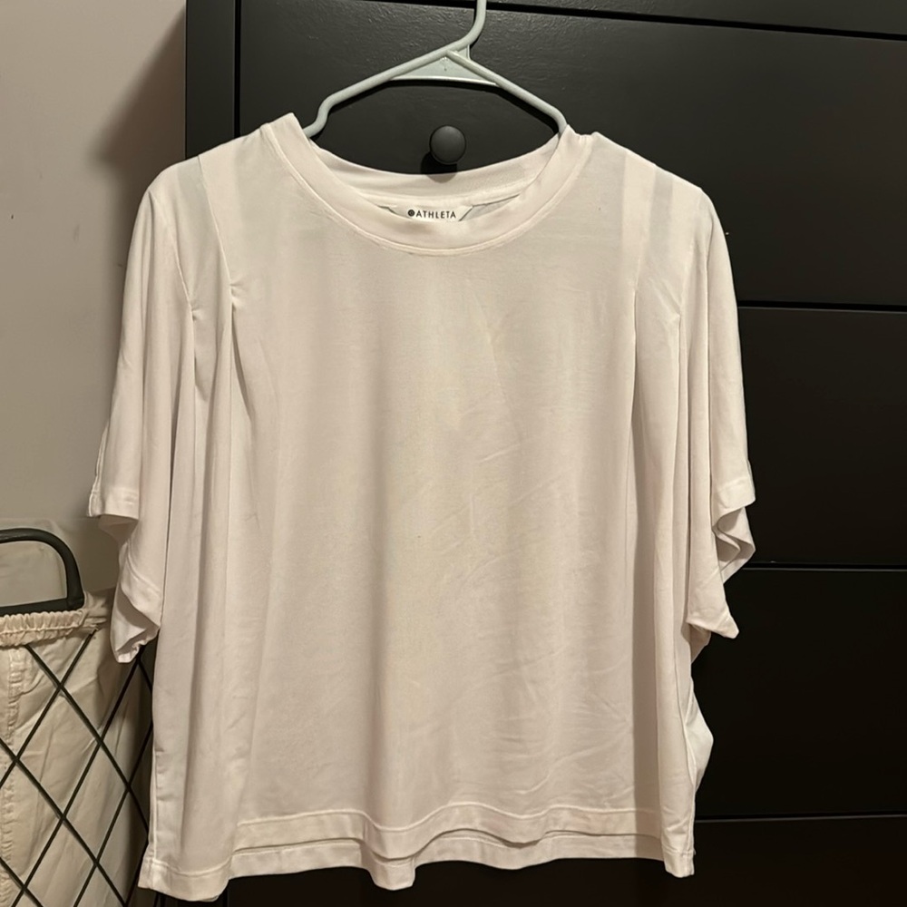 Athleta white tee